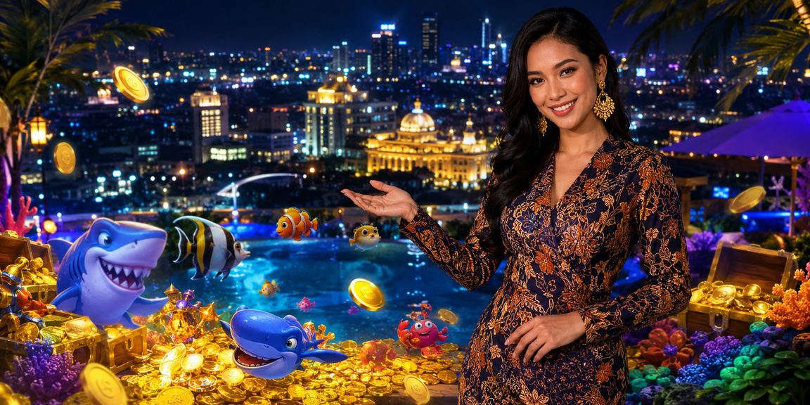 Permainan menembak ikan bergaya batik Malaysia untuk hiburan dalam talian di Selangor